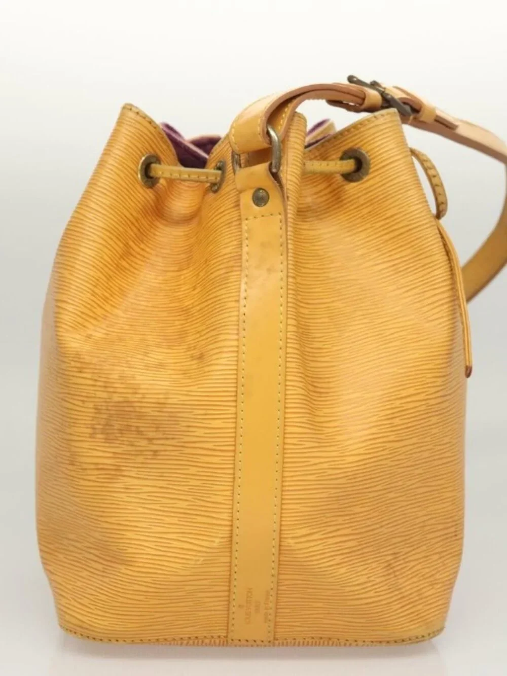 LOUIS VUITTON Epi Petit Noe Shoulder Bag Yellow M44109 LV Auth BD2091 - Picture 5 of 16